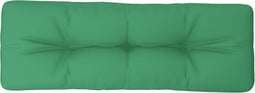 vidaXL - Palletkussen - 120x40x12 - cm - stof - groen