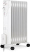 Radiator van elektrische oliebad - 2000 Watt - Oceanic - 3 Powers - 9 Elements - Mobile - Wit