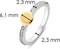 TI SENTO Ring 12116ZY - Zilveren dames ring - Gerhodineerd met zirkonia - Maat 54