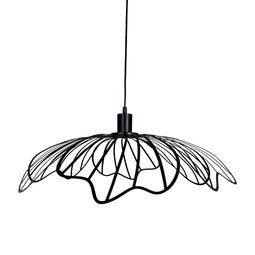 Blumen pendant lamp - hanglamp - mat zwart