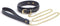 NS Novelties - Bondage Couture Collar & Leash - Bondage / SM Collar and leash Blauw