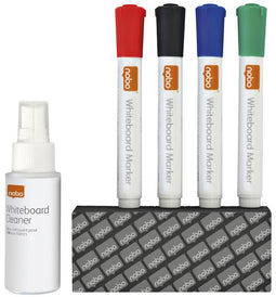 Nobo Droog Uitwisbare Whiteboard Accessoire Starterkit