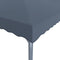 vidaXL - Prieel - met - LED-lichtslinger - 300x300 - cm - aluminium - antracietkleur