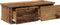 vidaXL - Wandkast - 60x26x18,5 - cm - bewerkt - hout - oud - houtkleurig