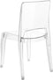 Beliani WESTBRIDGE - Eetkamerstoel set van 2 - Transparant - Polycarbonaat