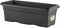 Bloempot Plastiken Planter 80 x 26 cm Rechthoekig Antraciet