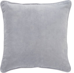 J-Line kussen Zoom - katoen - wit/grijs