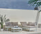 Intimo Garden - Luxe Japandi Loungeset - Aluminium - geschikt voor 4 Personen - Incl kussenset