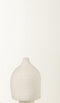 J-Line vaas Enya Fles - keramiek - wit - small