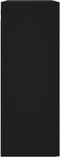 vidaXL - Wandkast - 69,5x34x90 - cm - bewerkt - hout - zwart