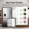 Hisense RQ5P470SMIE - Amerikaanse Koelkast - 482L - Total No Frost - RVS