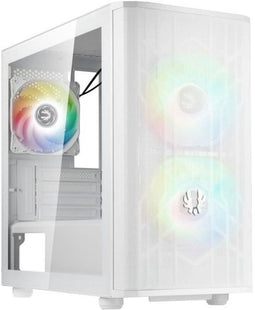 PC-behuizing - BITFENIX - Nova Mesh SE M-ATX ARGB (wit) - Minitower - Micro-ATX - 3 ARGB-ventilatoren