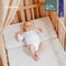 Babymoov Cosymat A050014 - Hellend Vlak Kussen - Bevorderd ademhaling en spijsvertering - Wit/Groen