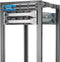 Startech.com 18U - Open frame rack - 4 stijlen verstelbare diepte - Zwart
