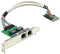 Delock Mini PCIe 95237 - Netwerkadapter - 2x Gigabit LAN (2 stuks)