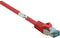 Renkforce RF-5044050 RJ45 Netwerkkabel, patchkabel CAT 6A S/FTP 0.50 m Rood Vlambestendig 1 stuk(s)
