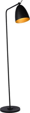 Atmooz - Vloerlamp Central - E27 - zwart - Staande Lamp - Stalamp - Woonkamer - Hoogte 158cm - Metaal