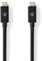 Nedis CCGP66020BK20 - USB4 Kabel - 20 Gbps - 240W - Zwart