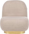 Fauteuil LOVIISA Bouclé Beige