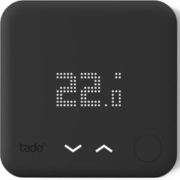 Tado Slimme Thermostaat V3+ - Bedraad - Geolocatie Open Raam Detectie - Zwart