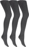 Apollo Panty - 60 denier - 3 Paar - Antraciet Melange (3 paar)