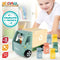 Vuilniswagen Woomax Speelgoed 8 Onderdelen 24 x 15 x 13,5 cm (4 Stuks)