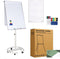 BRASQ Flipover Deluxe - Verrijdbaar - 70x100 cm - Magnetisch - Wit