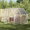 vidaXL - Plantenafdekking - met - zeilringen - 2x8 - m - PVC