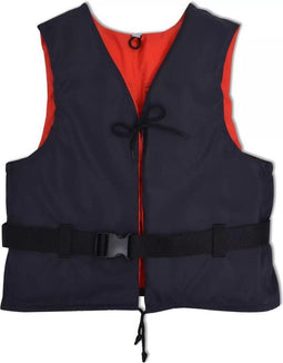vidaXL Zwemvest 50N 70-90 kg marineblauw