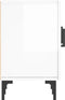 vidaXL - Tv-meubel - 150x30x50 - cm - bewerkt - hout - hoogglans - wit