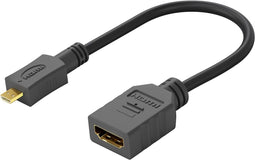 Wentronic 58683 - HDMI Adapter - Vergulde connectoren - Zwart