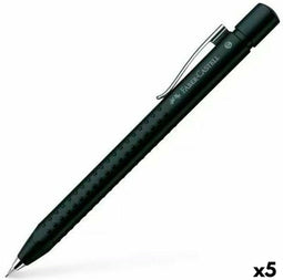 Vulpotlood Faber-Castell Grip 2011 Zwart 0,7 mm (5 Stuks)