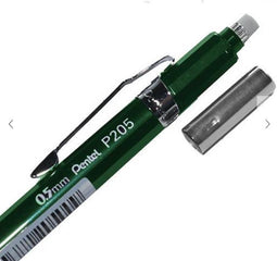 Vulpotlood pentel P205 0.5mm groen - 12 stuks