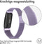 iMoshion Bandje Geschikt voor Fitbit Inspire Maat M - iMoshion Milanees magnetische band met installatiehulp - Paars