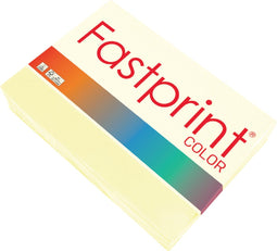 Kopieerpapier Fastprint A4 160gr vanille 250vel - 5 stuks