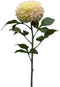 Emerald Zijden Kunstbloemen Dahlia Pompon Tak Crème Roze 74 cm 426160