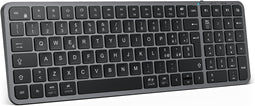 Bluetooth-Toetsenbord, Draadloos en Oplaadbaar, Compact PC-Toetsenbord Voor Meerdere Apparaten Met S