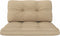vidaXL Bankkussens pallet 2 st beige