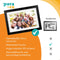 Pora&Co - Digitale fotolijst - WiFi met Frameo App - 10.1 inch HD IPS - Zwart/Hout
