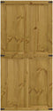 vidaXL - Schuifdeur - CORONA - 90x210 - cm - massief - grenenhout