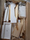 Nachtkastje met lade Wit 35 x 32,5 x 58 cm Massief grenenhout