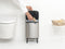 Brabantia Bo Hi Prullenbak - 7 liter - Ruimtebesparend - Matt Steel Fingerprint Proof