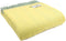 Plaid Visgraat Geel en Groen (Lemon and Ocean) - 150x183 - Nieuw Wol - Tweedmill UK