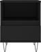 vidaXL - Nachtkastjes - 2 - st - 40x35x50 - cm - bewerkt - hout - zwart