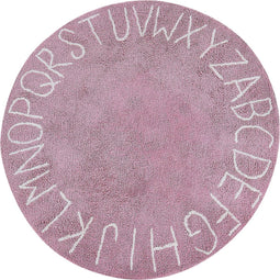 VURGUN - Vloerkleed - Roze - ø 120 cm - Katoen