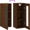 vidaXL - Hangkast - 34,5x34x90 - cm - bruin - eikenkleur