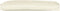 vidaXL - Ligbedkussen - Crème - 100x40x8 - cm - Oxford - Stof