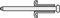 TOOLCRAFT 194715 Blindklinknagel (Ø x l) 5 mm x 10 mm Staal Aluminium A5*10 D7337-AL/ST 10 stuk(s)