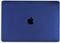 Lunso Geschikt voor MacBook Pro 13 inch M1/M2 (2020-2022) cover hoes - case - Mat Marineblauw