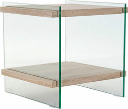 Nachtkastje DKD Home Decor Kristal Hout MDF (50 x 50 x 49 cm)